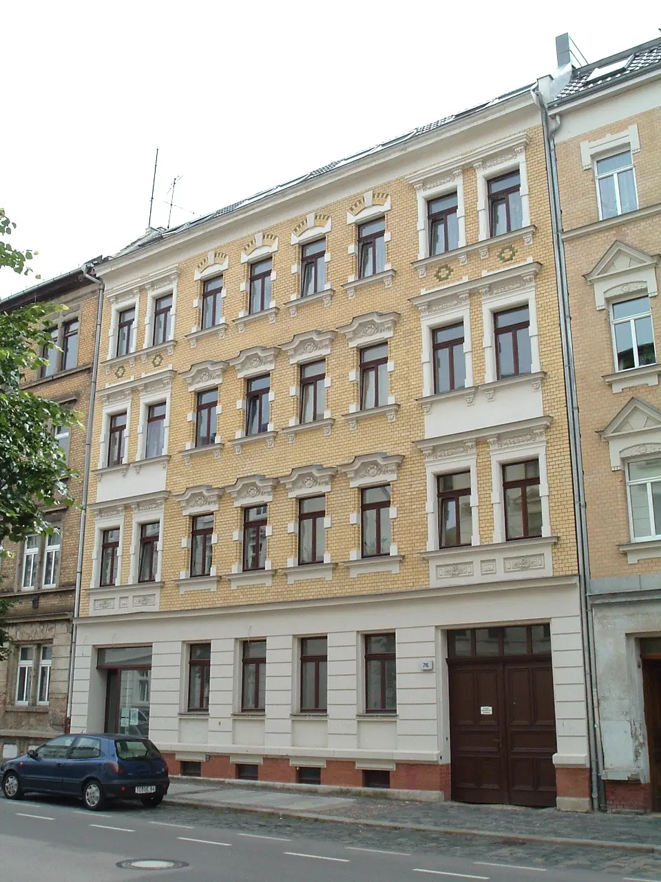 Sanierter Gründerzeit-Altbau in Leipzig