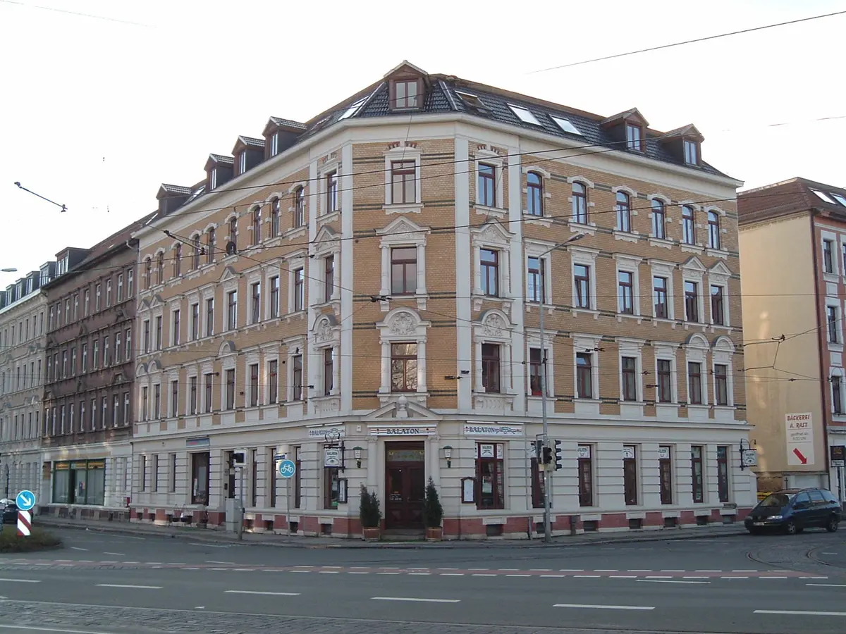 Gründerzeit-Eckhaus in Leipzig